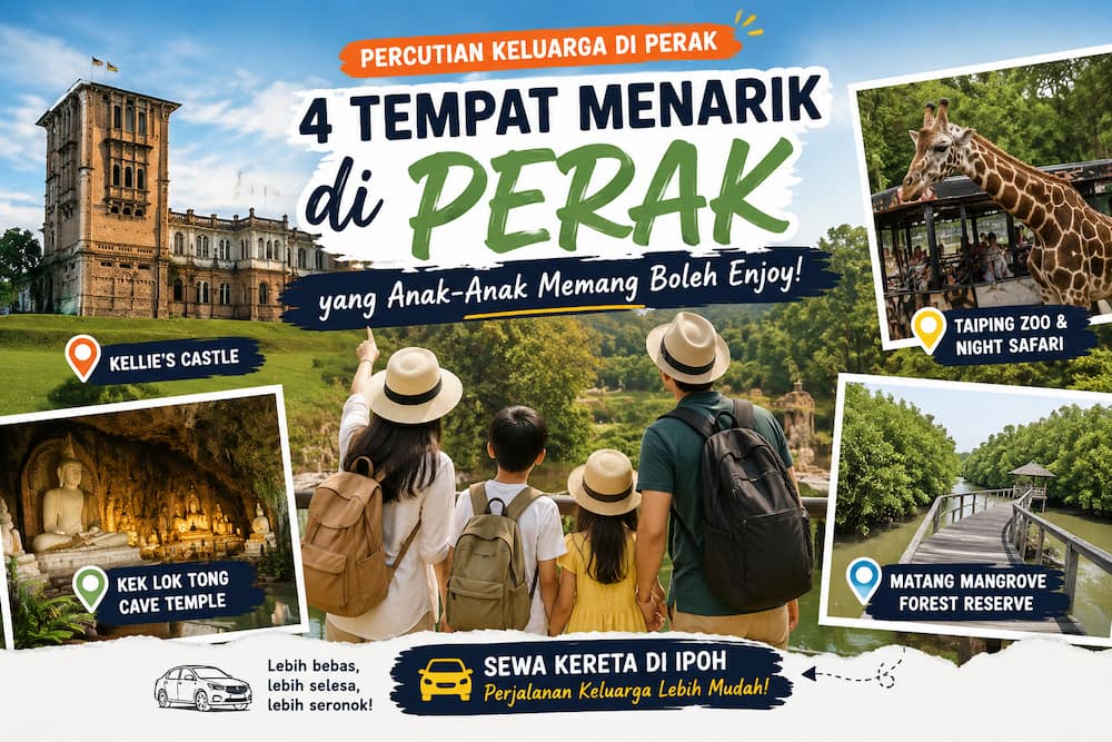 4 Tempat Menarik di Perak yang Anak-Anak Memang Boleh Enjoy