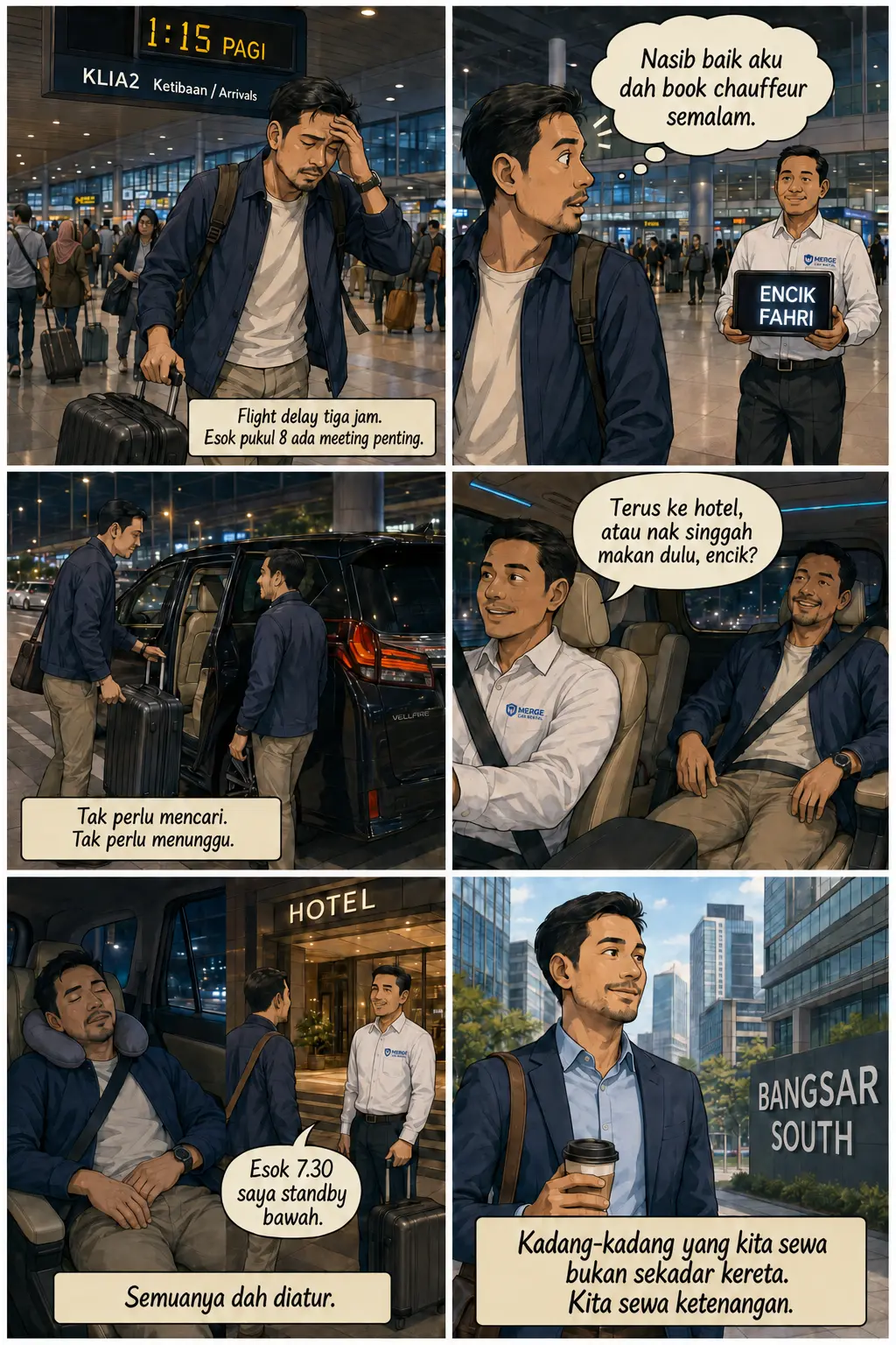 Man to Man -- Bila Masa Sewa Kereta Beserta Driver Adalah Perlu_